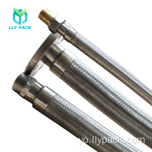 Corrugated Metallic Waya Braided Hoses Rọ Irin Pipe